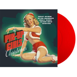 Various Artists Pin-Up Girls Christmas limited TRANSPARENT RED Vinyl LP
