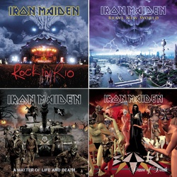 PRE Iron Maiden Life & Death / Brave New World / Dance Death / Rock Rio 4 vinyl LPs 2017
