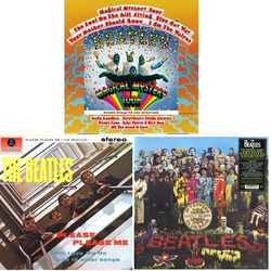 Beatles Magical Mystery Tour / Please Please Me / Sgt Pepper STEREO LPs