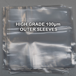 10 x Discrepancy Records HIGH GRADE plastic outer sleeves for Vinyl LPs Aus made
