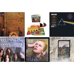 Classic Rock vinyl LP bundle Floyd Beatles Stones Zeppelin Bowie Deep Purple