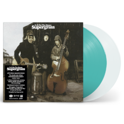 Supergrass In It For The Money remastered TURQUOISE VINYL LP + WHITE 12"