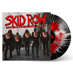 Skid Row The Gangs All Here limited BLACK/WHITE/RED SPLATTER vinyl LP