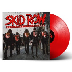 Skid Row The Gang's All Here limited TRANSPARENT RED vinyl LP