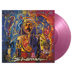 Santana Shaman MOV LTD #D 180GM PURPLE VINYL 2 LP