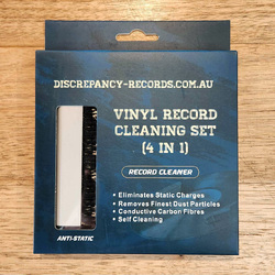 LP Vinyl Cleaning Kit Anti-Static Carbon Fibre Brush, Stylus Cleaner 2x Fluid Stylus NEW