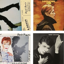 David Bowie Low / Heroes / Lodger / Scary Monsters 2018 reissue vinyl LP bundle 