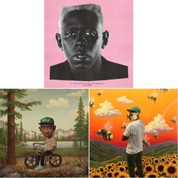 Tyler Creator Wolf / Scum Fuck Flower Boy / Igor 3 album vinyl LP bundle