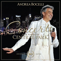 Andrea Bocelli Concerto One Night In Central Park 10th Anny GOLD Vinyl 2 LP
