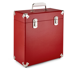 GPO Vinyl LP Records Carrying Case RED Accessory NEW                           