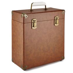GPO Vinyl LP Records Carrying Case BROWN Accessory