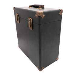 GPO Vinyl LP Records Case DARK GREEN Accessory