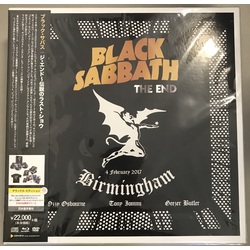 Black Sabbath The End Birmingham 4/2/2017 JAPANESE limited vinyl 3 LP / Blu-ray / DVD / CD 