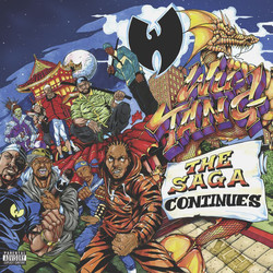 Wu-Tang Clan The Saga Continues limited edition ORANGE vinyl 2 LP g/f