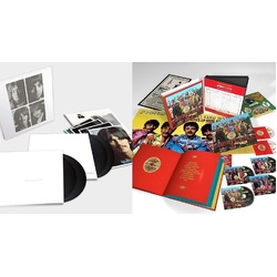 Beatles Deluxe Bundle White Album 4 LP / Sgt Pepper 6 CD DVD