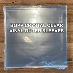 100 x Record Outer Sleeves fit 1, 2 LP /3LP VINYL & 12" Crystal Clear BOPP NEW   