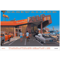 Pulp Fiction by Laurent Durieux Mondo Timed Edition Framed