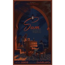 'Sam Gets Requests' by Laurent Durieux Casablanca #/250 Screen Print Framed