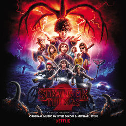 Stranger Things Season 2 soundtrack EU CRYSTAL PURPLE WHITE SPLATTER vinyl 2 LP g/f