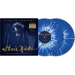 Stevie Nicks Live In Concert The 24 Karat Gold Tour Blue / White Splatter vinyl 2 LP