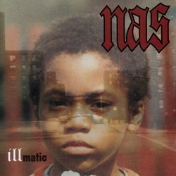 Nas Illmatic Transparent Red Blue Vinyl LP UK NAD 2022