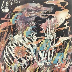 Los Lobos Vs. The Shins The Fear RSD CLEAR MARBLE w/ PINK vinyl LP 