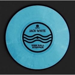 Jack White High Ball Stepper 1-sided / etched promo blue vinyl 7" unplayed/NEW but no sealed 