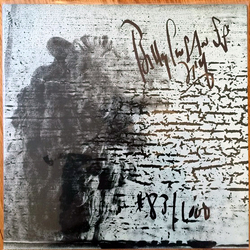 The Smashing Pumpkins Monuments To An Elegy LIME GREEN / WHITE SWIRL VINYL LP SIGNED