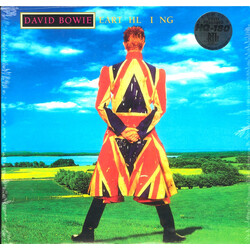 David Bowie Earthling RSD 180gm GREEN vinyl LP tri-fold sleeve DAMAGED SPINE