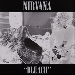 Nirvana Bleach / Live Portland 1990 limited numbered BLUE swirl vinyl 2 LP