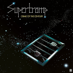 Supertramp Crime Of The Century CLEAR BLACK & WHITE SPLATTER vinyl LP