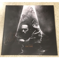 Editors In Dream 180gm GOLD vinyl LP fully SIGNED gatefold sleeve                                      