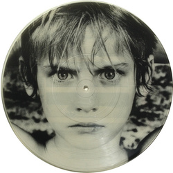 U2 War UK 1983 vinyl LP picture disc CLEAR RIM version 