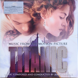 Titanic soundtrack James Horner MOV #d 180gm OCEAN BLUE vinyl 2 LP g/f, booklet,poster 