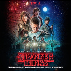 Stranger Things Season Vol 2 soundtrack GREEN / BLACK swirl vinyl 2 LP 