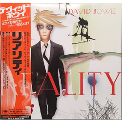 David Bowie Reality Japanese issue CLEAR vinyl LP OBI, gatefold Bowie is NEW            