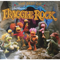 The Fraggles Best Of Jim Hensons Fraggle Rock BLUE w/ ORANGE SPLATTER vinyl LP