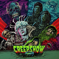 Creepshow soundtrack 2017 remastered Lunkhead 180gm GREEN / BLACK SMOKE vinyl LP g/f