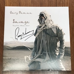 Gary Numan Savage Songs From A Broken World SIGNED vinyl 2 LP gatefold NEW                 