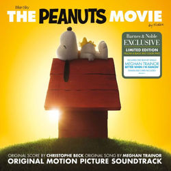 The Peanuts Movie soundtrack limited YELLOW/BLACK split vinyl LP 