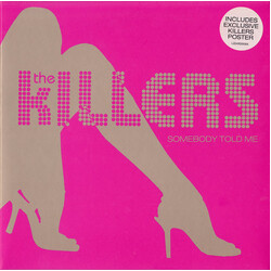 The Killers Somebody Told Me Limited PINK 7" vinyl SINGLE 45RPM
