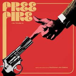 Free Fire soundtrack / score Geoff Barrow limited CLEAR / RED BLOB vinyl LP 