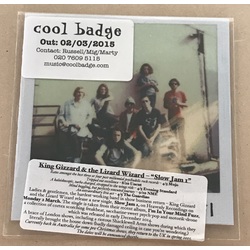 King Gizzard And The Lizard Wizard Slow Jam 1 UK promo CD NEW                             