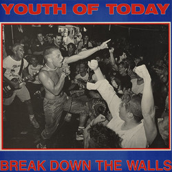 Youth Of Today Break Down The Walls RED vinyl LP + download