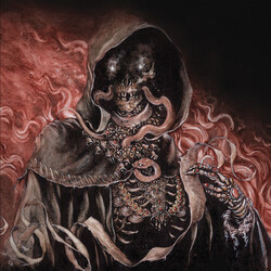 H.P. Lovecraft I Notturni Di Yuggoth RED SWIRL / WHITE vinyl LP g/f sleeve +poster