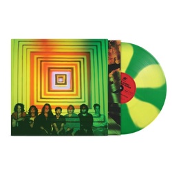 King Gizzard Lizard Wizard Float Along Fill Your Lungs Limited YELLOW GREEN PINWHEEL vinyl LP