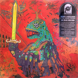 King Gizzard And The Lizard Wizard 12 Bar Bruise CLEAR GREEN PURPLE SPLATTER vinyl LP
