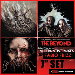Fabio Frizzi The Beyond Composer's Cut Alternative Mixes CLEAR BLUE RED 3 vinyl 7"