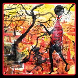 Muse of Hyperborea Clark Ashton Smith / S.T. Joshi / Theologian Cadabra RED vinyl LP