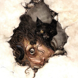Edgar Allan Poe The Black Cat Cadabra Records Natural / Black Swirl vinyl LP